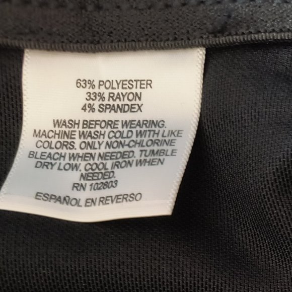 JM Collection Women's NWT Black/White Pattern - Size 12P - Picture 3 of 5